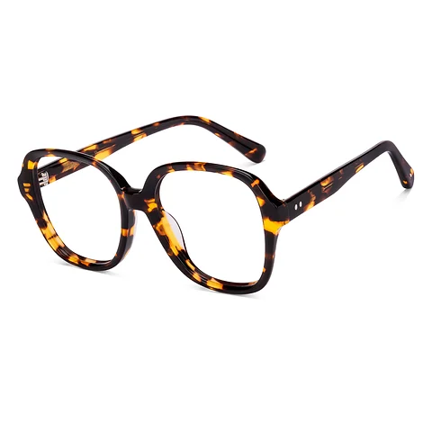 Light Brown Full Rim Square